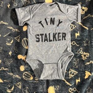 Rabbit Skins Gray Tiny Stalker Bodysuit